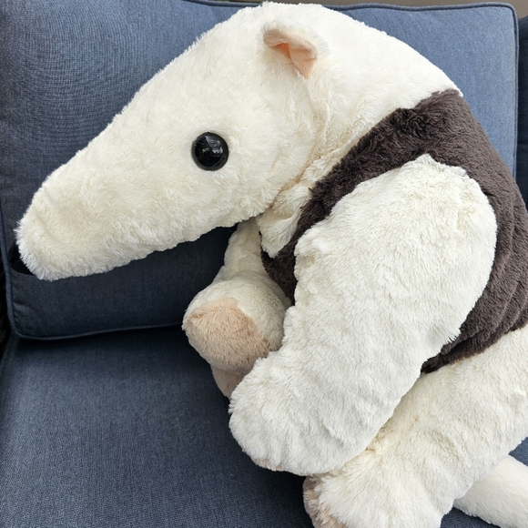 Amuse - Kuttari Kawaii Anteater XL Plush (Dark Brown) - Picture 3 of 4